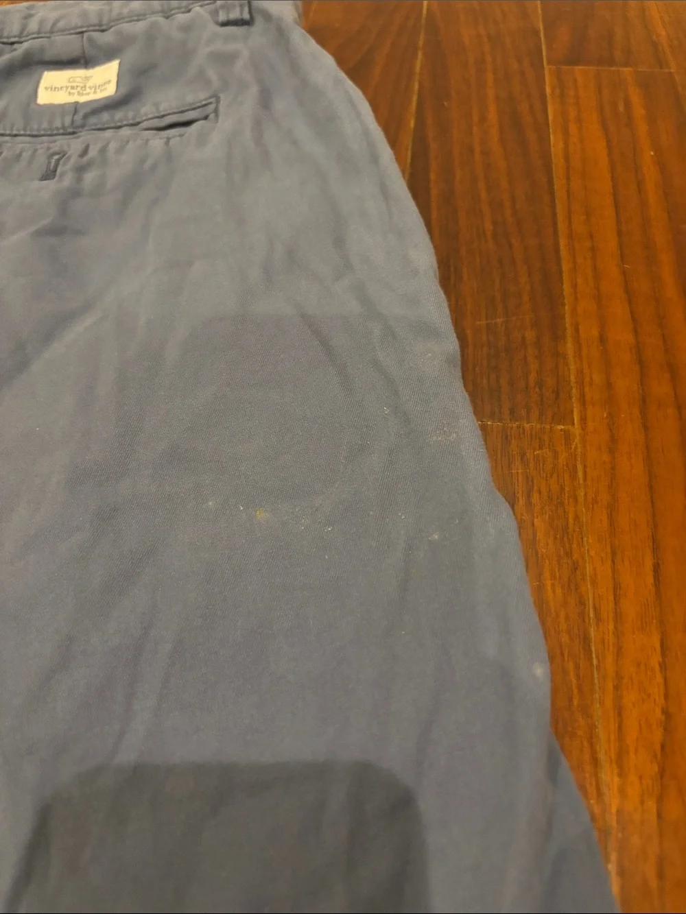 Vineyard Vines Slate Blue Flat-Front Men's Shorts